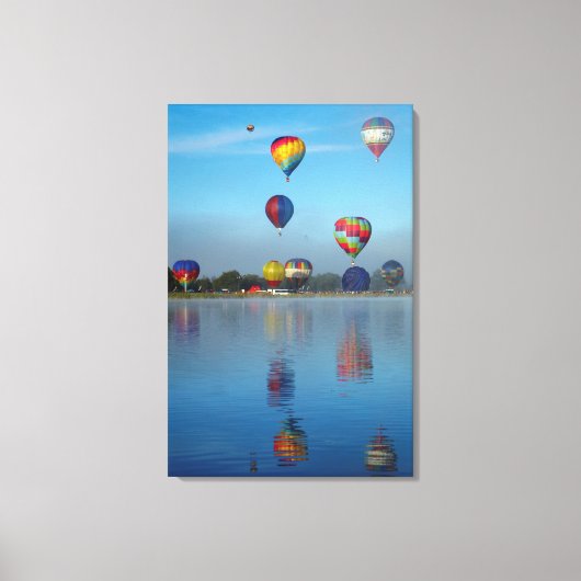 Hot Air Balloon Festival Leinwanddruck (Vorderseite)