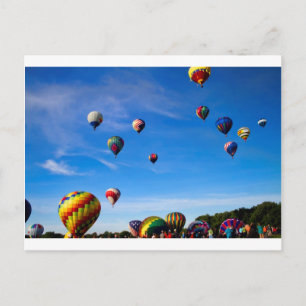 Hot Air Balloon Festival Postkarte
