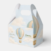 Hot Air Balloon First Birthday Favor Boxes Geschenkschachtel (Vorderseite)