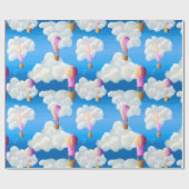 Hot Air Balloon Geschenkpapier (Flach)