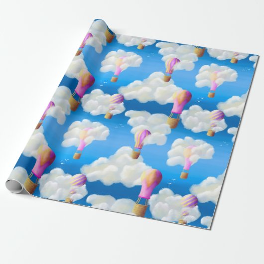 Hot Air Balloon Geschenkpapier (Ungerollt)