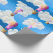 Hot Air Balloon Geschenkpapier (Ecke)