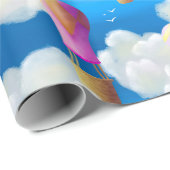 Hot Air Balloon Geschenkpapier (Rolleneckpunkt)