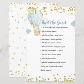 Hot Air Balloon Jungle Finden Sie das Gast-Spiel (Vorne/Hinten)