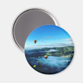 Hot Air Balloon Magnet - Napa Valley (Vorderseite/Rückseite)