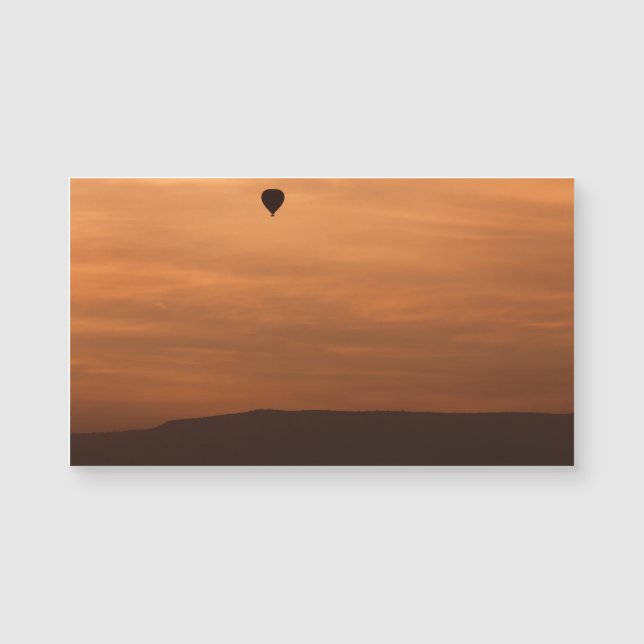 Hot-air-Balloon Magnetkarte (Vorderseite)