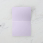 Hot Air Balloon over Flowers Painting Dankeskarte (Innenseite)