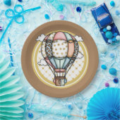 Hot Air Balloon Pappteller (Party)