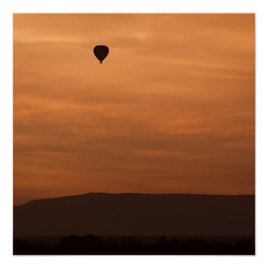 Hot-air balloon poster (Vorderseite)