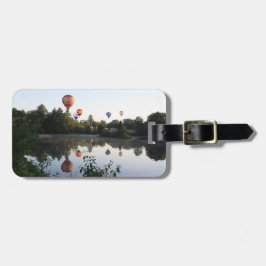 Hot Air Balloon Reflection Luggage Tag Gepäckanhänger