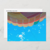 Hot Air Balloon Serie 2009 Postkarte (Vorne/Hinten)