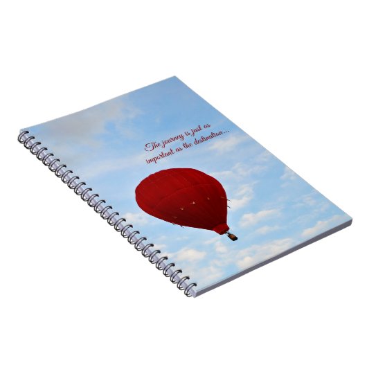 Hot Air Balloon Spiral Notebook Notizblock (Rechte Seite)