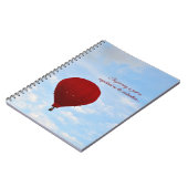 Hot Air Balloon Spiral Notebook Notizblock (Linke Seite)