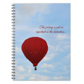 Hot Air Balloon Spiral Notebook Notizblock (Vorderseite)