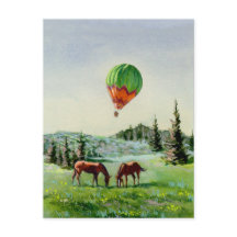 HOT AIR BALLOON VON SHARON SHARPE