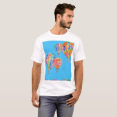 Hot Air Balloon Wassercolor Jungs Männer-T - Shirt (Vorne ganz)