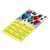 Hot Air Balloons 2012 Kalender Magnet (Linke Seite)