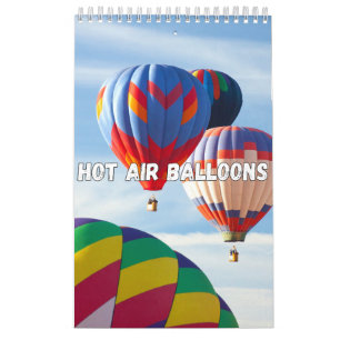 Hot Air Balloons Collection Wall Calendar Kalender