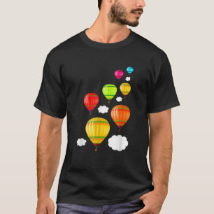 Hot Air Balloons Festival Balloon Ride Summer Kids T-Shirt