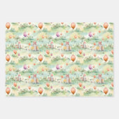 HOT AIR BALLOONS GESCHENKPAPIER SET (Vorderseite 2)