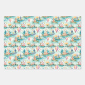 HOT AIR BALLOONS GESCHENKPAPIER SET (Vorderseite 3)