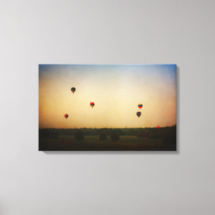 Hot Air Balloons in der Leinwand des 3. Vormittags