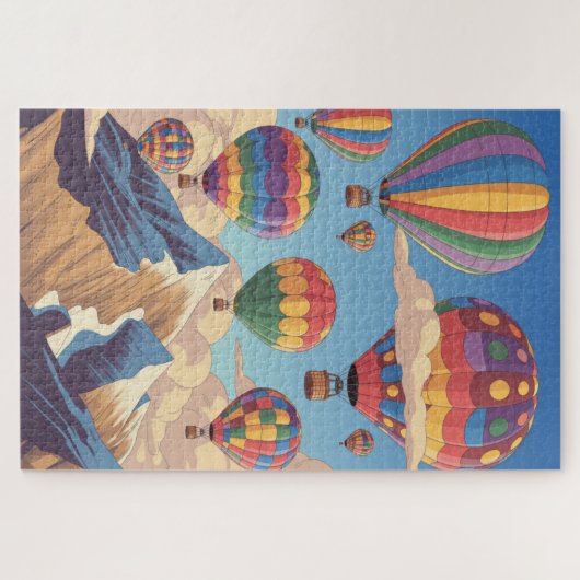 Hot air balloons jigsaw puzzle (Horizontal)
