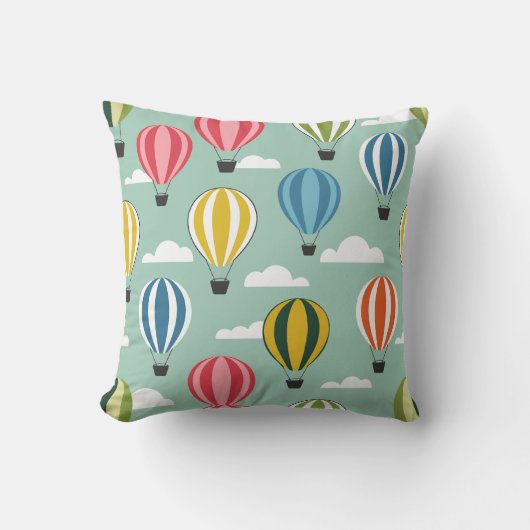 Hot air balloons kissen (Vorderseite)