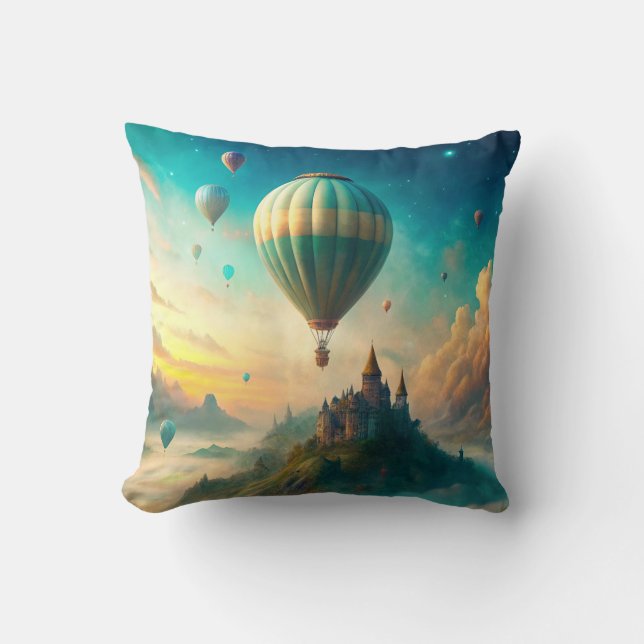 Hot Air Balloons Kissen (Vorderseite)