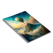 Hot Air Balloons Notizblock (Rechte Seite)