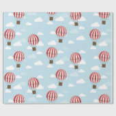 Hot Air Balloons Wrapping Geschenkpapier (Flach)