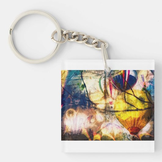 hot air baloons schlüsselanhänger (Vorderseite)