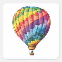 Hot Air Rainbow Ballon