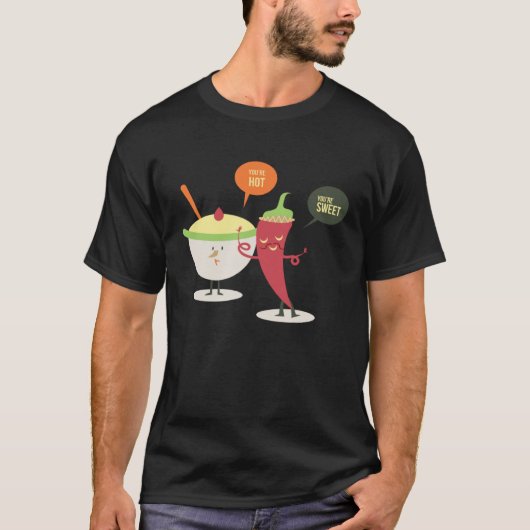 Hot and Sweet Chili Pepper Ice Cream T-Shirt (Vorderseite)