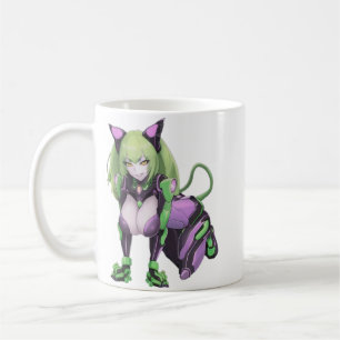 Hot Anime Catgirl Kaffeetasse