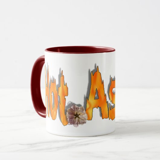 Hot as Hell Tasse (Vorderseite Links)