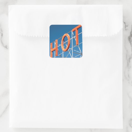 "Hot" Aufkleber (Tasche)