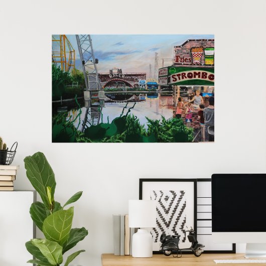 Hot August Night Poster (Heimbüro)