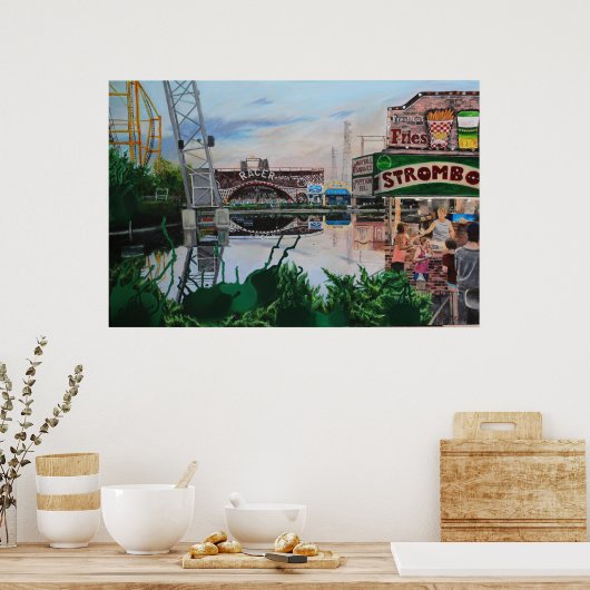 Hot August Night Poster (Küche)