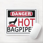 Hot Bagpiper Mousepad (Mit Mouse)
