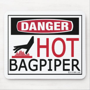 Hot Bagpiper Mousepad