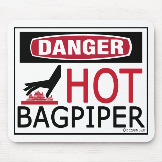 Hot Bagpiper Mousepad (Vorne)