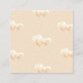 Hot Ballon Teddy Bär Neutral Guess Game Card Begleitkarte (Rückseite)