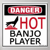 Hot Banjo Player Poster (Vorne)