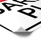 Hot Baritone Player Poster (Ecke)