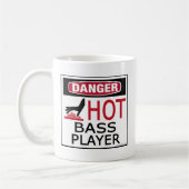 Hot Bass Player Kaffeetasse (Links)