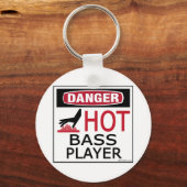 Hot Bass Player Schlüsselanhänger (Vorderseite)