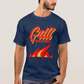 Hot BBQ GrillMaster t-shirt for chef cook (Vorderseite)