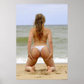 Hot ! Bikini Beach Babe Poster (Vorne)
