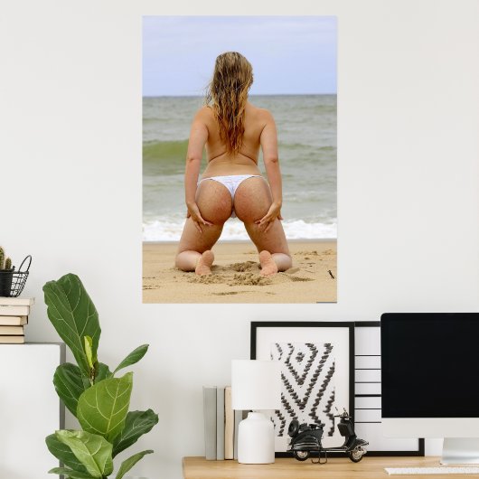 Hot ! Bikini Beach Babe Poster (Heimbüro)
